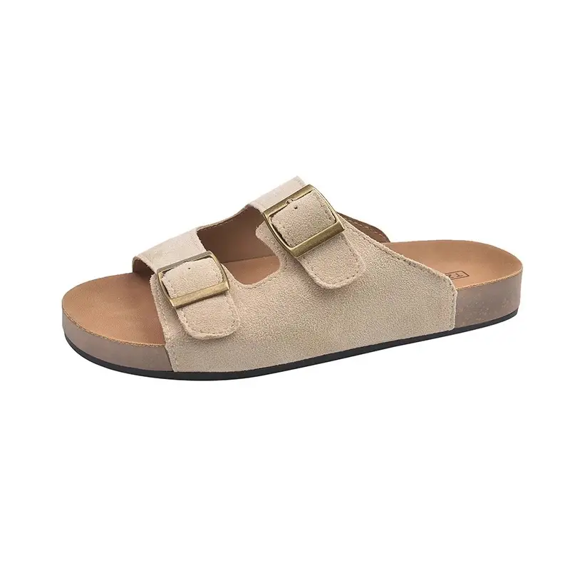 Birkenstock Slippers for Women, Summer 2026 New Model, Half-Slip High-End Thick-Soled Sandals, Versatile Beach Fashion Slippers - Image 8