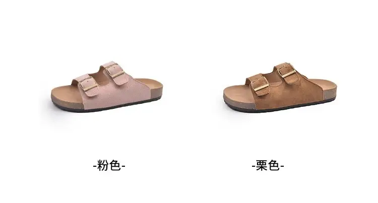 Birkenstock Slippers for Women, Summer 2026 New Model, Half-Slip High-End Thick-Soled Sandals, Versatile Beach Fashion Slippers — feature 6