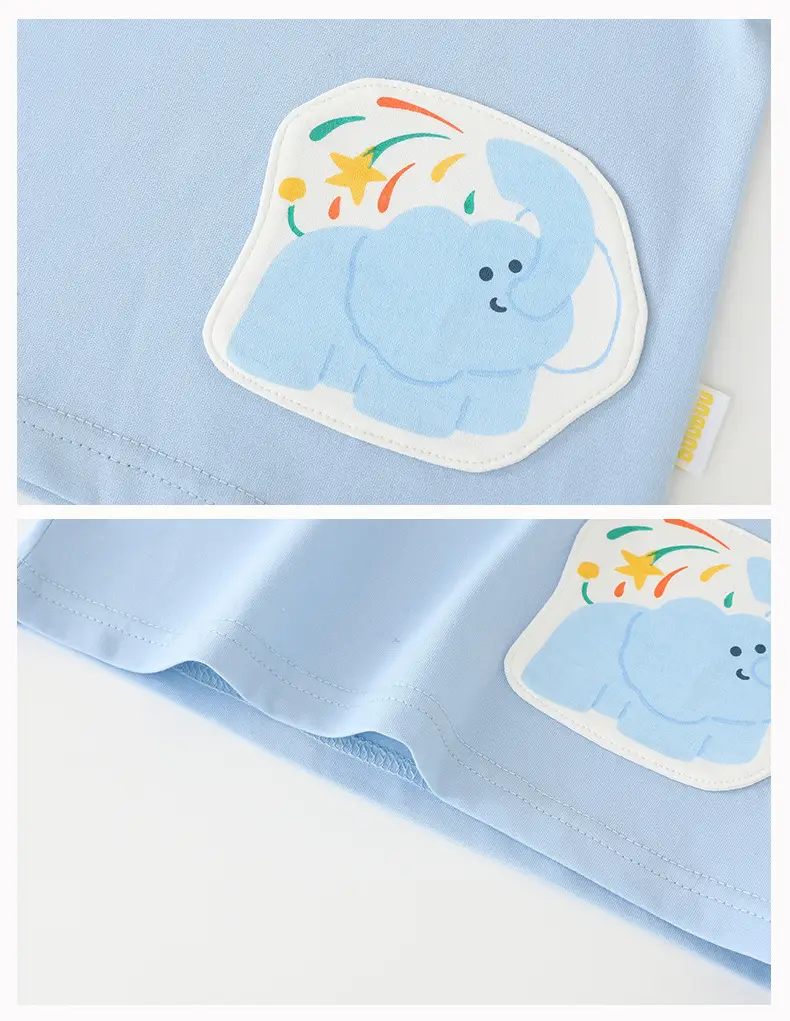 Duuduu Baby T-Shirt White Yellow Striped 2025 — feature 19
