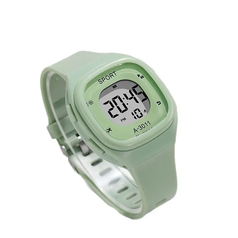 Korean Style Digital Watch for Men Girls Black Sport