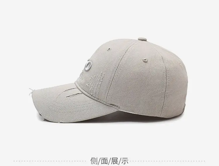 Women's Blue Korean Style Baseball Cap with Logo — feature 15