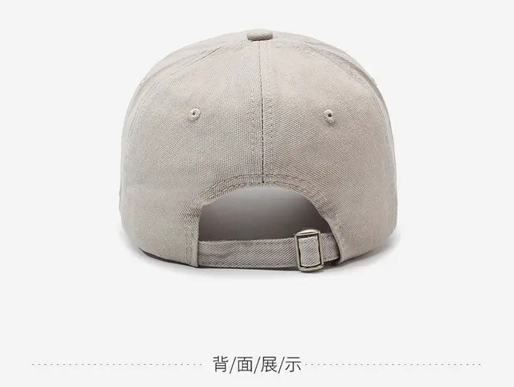 Women's Blue Korean Style Baseball Cap with Logo — feature 16