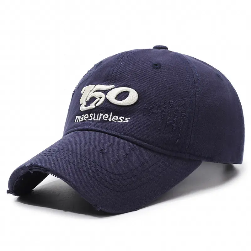 Women's Blue Korean Style Baseball Cap with Logo - Image 2