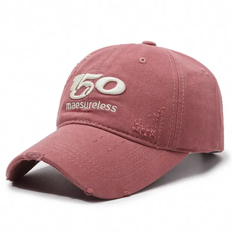 Women's Blue Korean Style Baseball Cap with Logo - Image 7