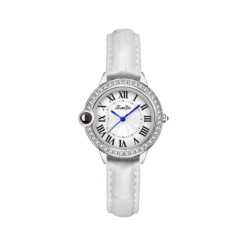 Jlanda Women's Red Crystal Dial Watch - Image 2