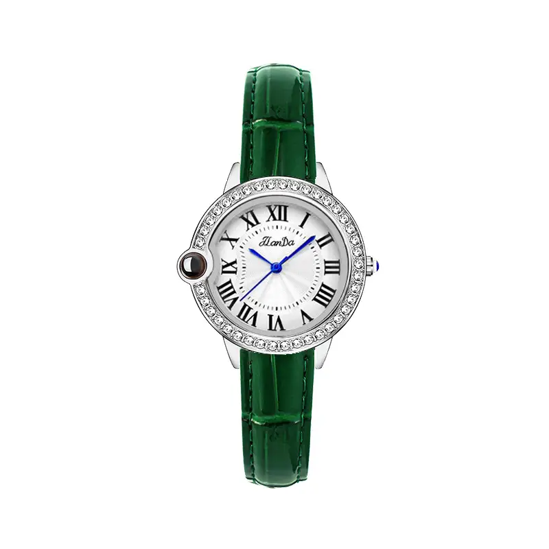 Jlanda Women's Red Crystal Dial Watch - Image 4
