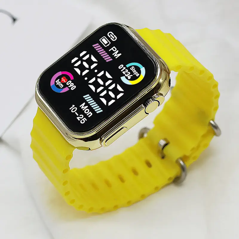 LED Electronic Couple Watches Cool Double Color Circle - Image 10