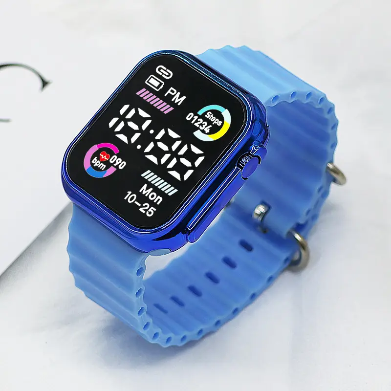 LED Electronic Couple Watches Cool Double Color Circle - Image 7