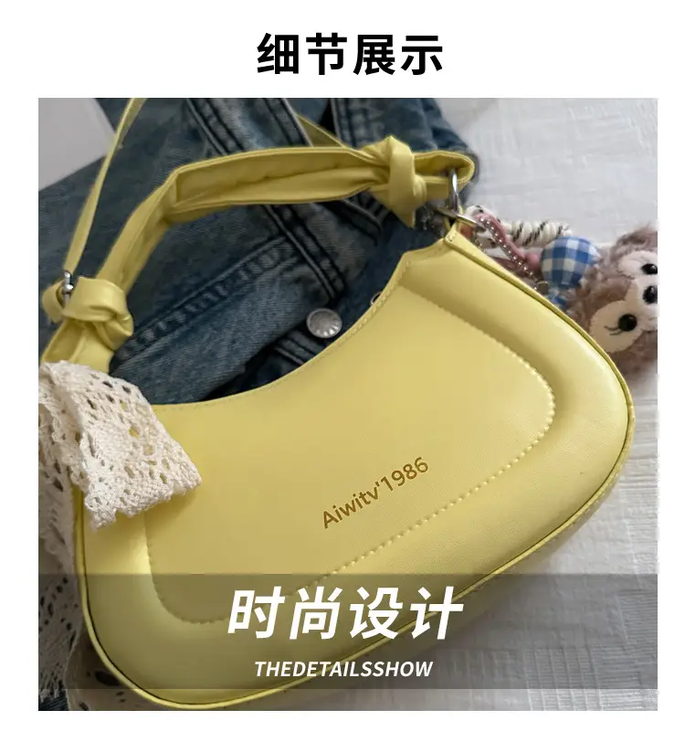 Light Blue Korean Style Handbag for Women — feature 2