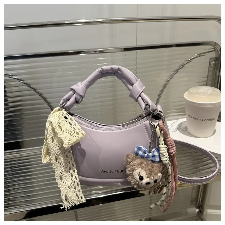 Light Blue Korean Style Handbag for Women — feature 21