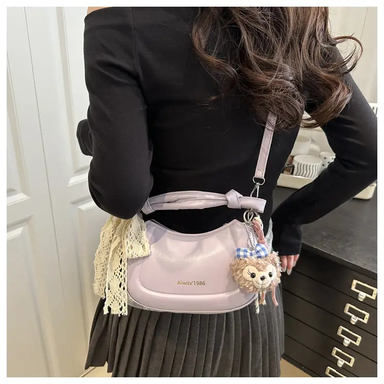 Light Blue Korean Style Handbag for Women — feature 9