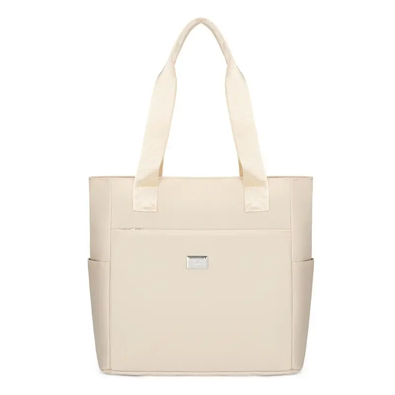 Women's Pink Shoulder Bag with Multi-Pockets - Image 3