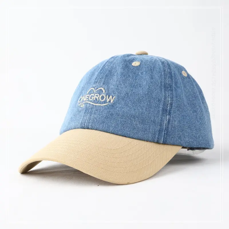 Korean Style Baseball Cap Blue White Black Pink - Image 6