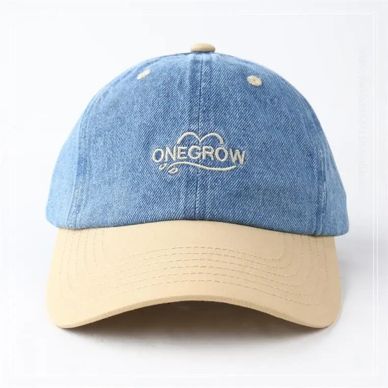 Korean Style Baseball Cap Blue White Black Pink — feature 5
