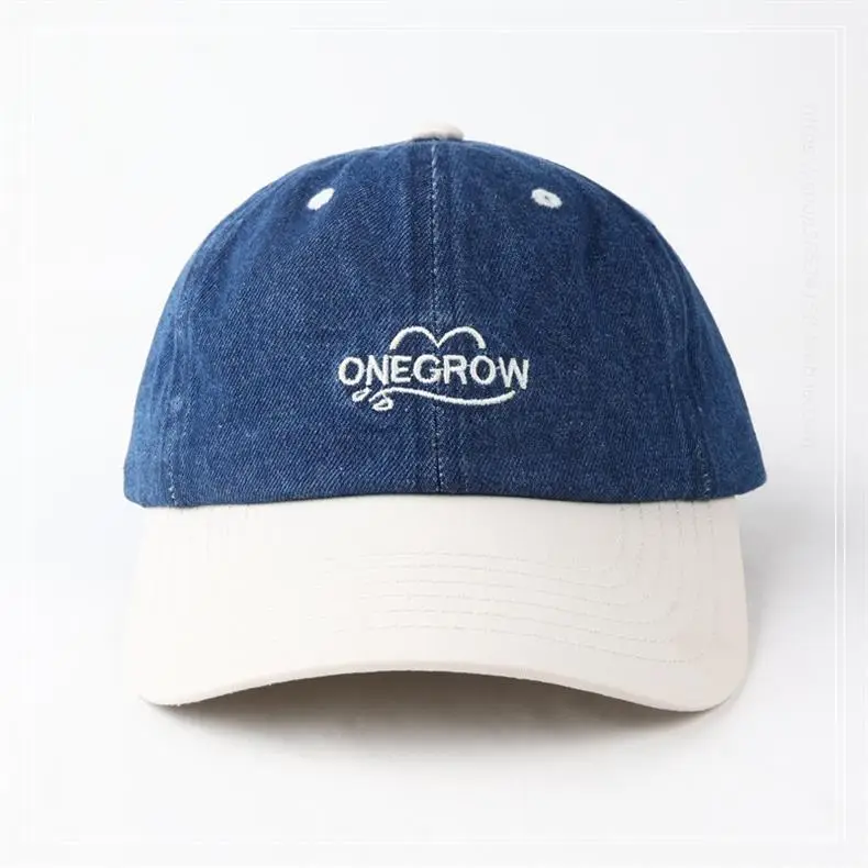 Korean Style Baseball Cap Blue White Black Pink — feature 6