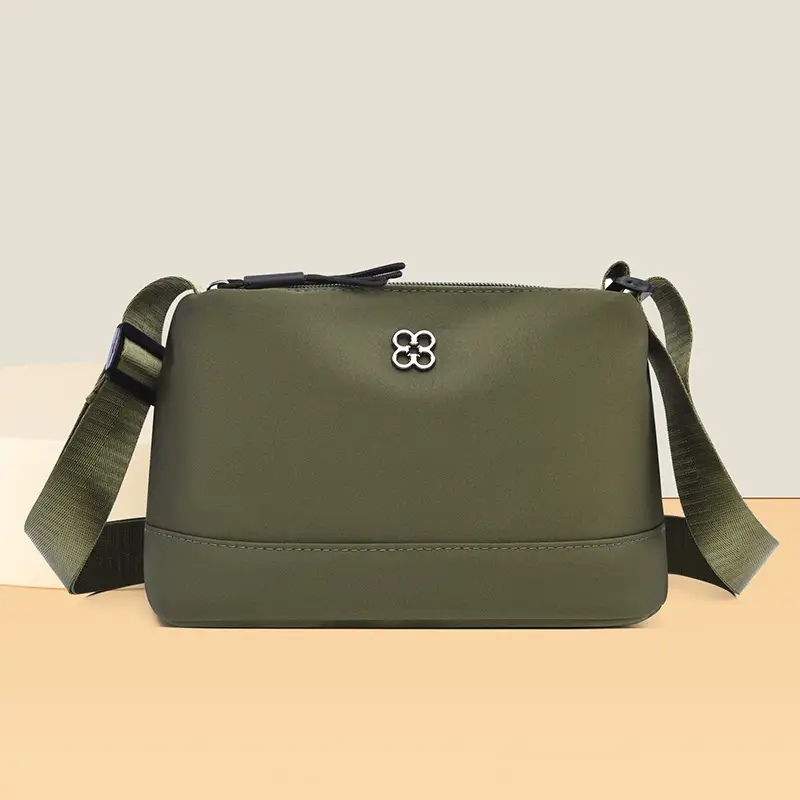 Black Casual Shoulder Bag for Women Lightweight Canvas Large Capacity - Image 3