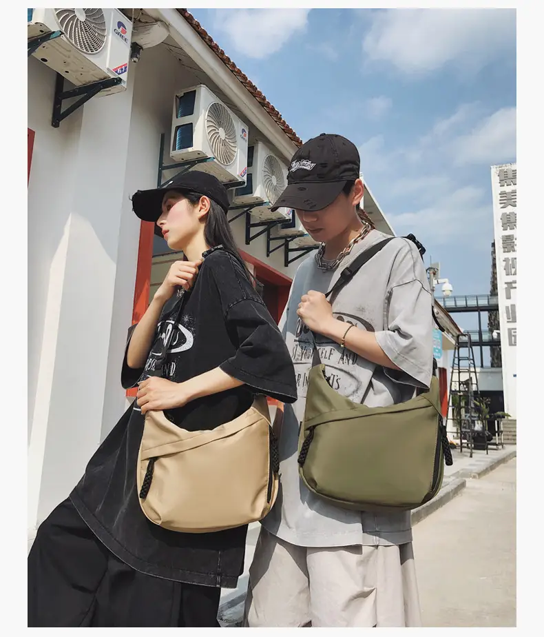Large Capacity Casual Couple Tote Bag Neutral Crossbody Bag — feature 11