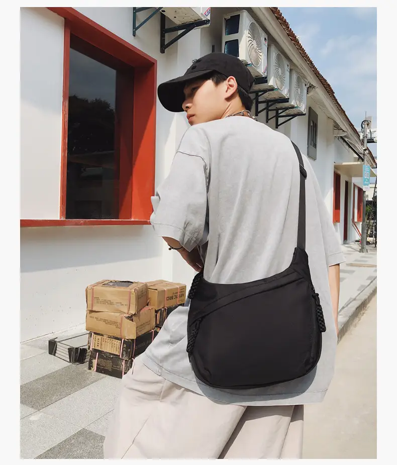 Large Capacity Casual Couple Tote Bag Neutral Crossbody Bag — feature 12