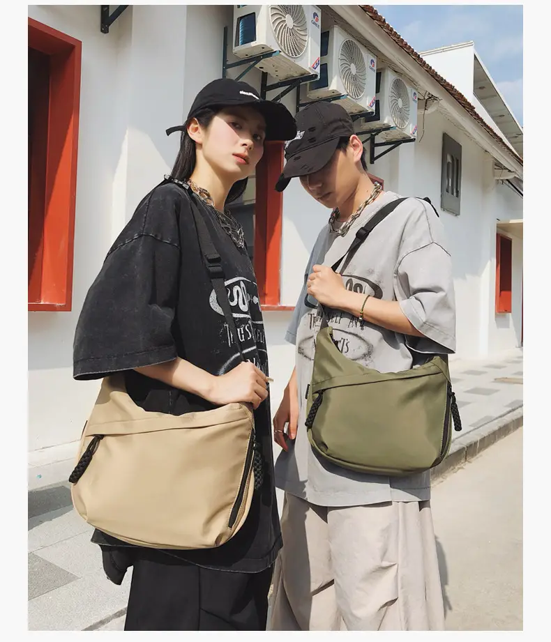 Large Capacity Casual Couple Tote Bag Neutral Crossbody Bag — feature 17