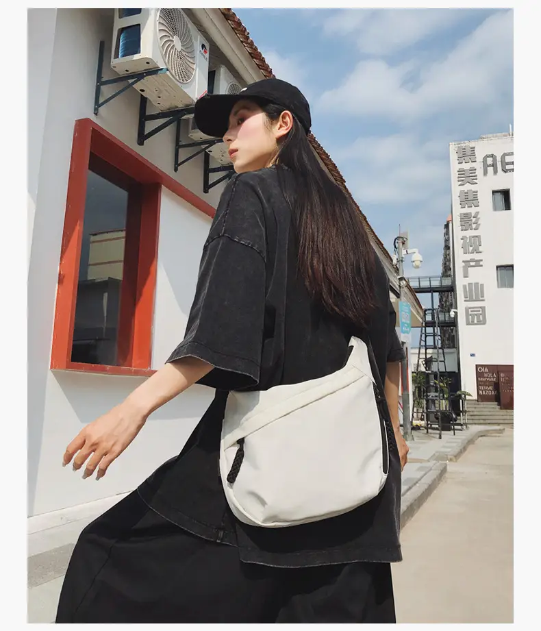Large Capacity Casual Couple Tote Bag Neutral Crossbody Bag — feature 20