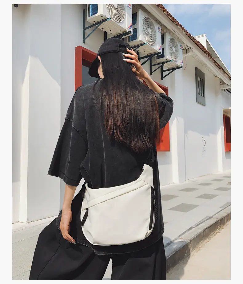 Large Capacity Casual Couple Tote Bag Neutral Crossbody Bag — feature 21