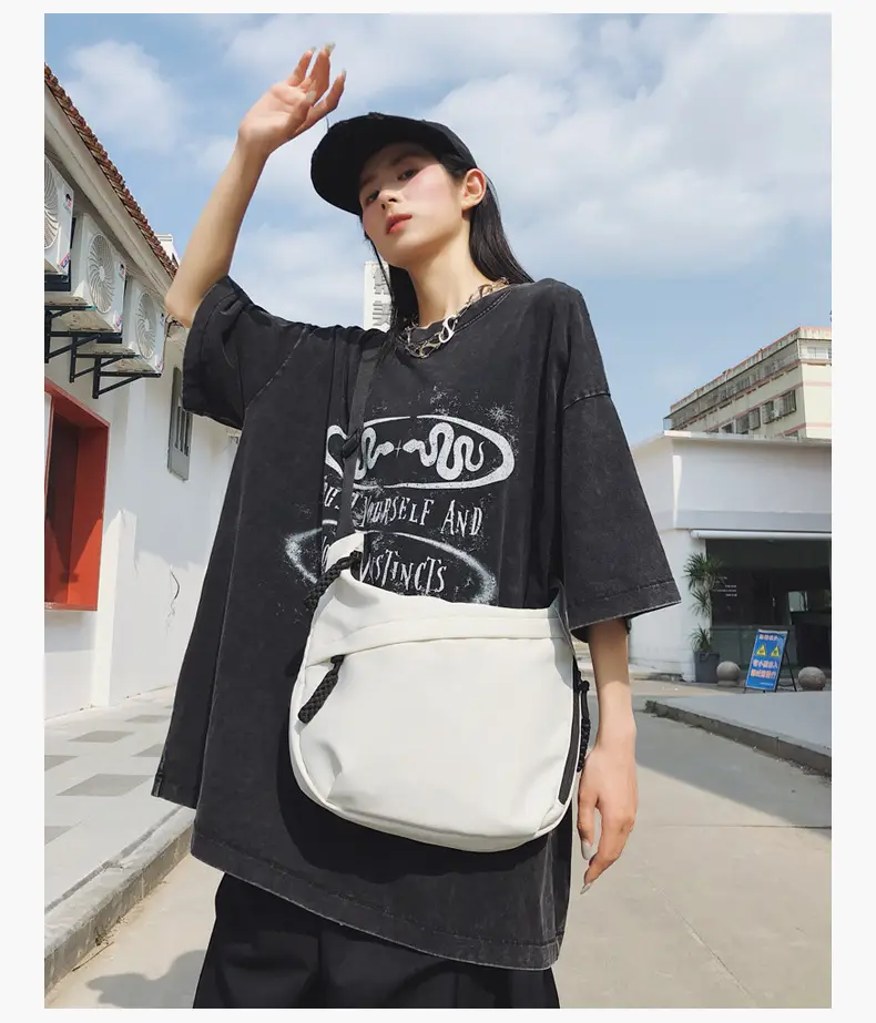 Large Capacity Casual Couple Tote Bag Neutral Crossbody Bag — feature 22