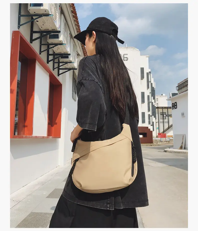 Large Capacity Casual Couple Tote Bag Neutral Crossbody Bag — feature 24