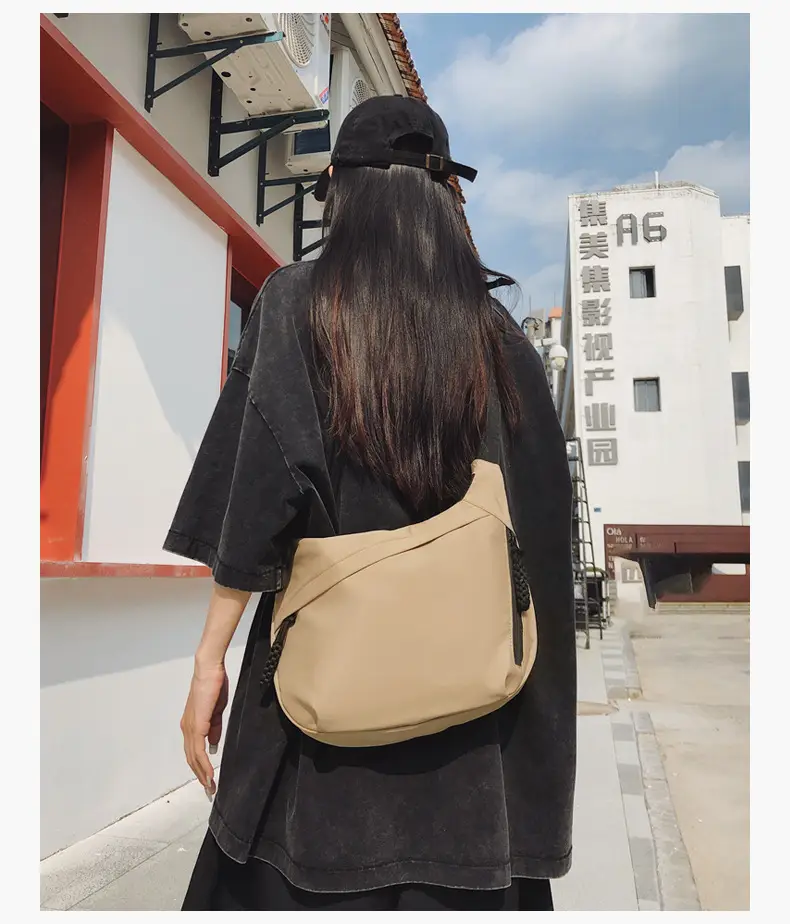 Large Capacity Casual Couple Tote Bag Neutral Crossbody Bag — feature 25