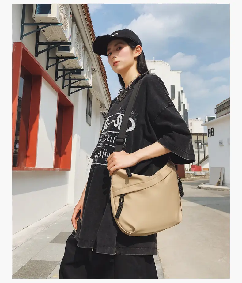 Large Capacity Casual Couple Tote Bag Neutral Crossbody Bag — feature 26