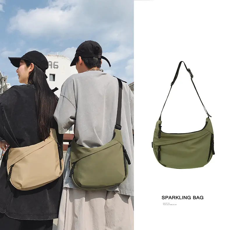 Large Capacity Casual Couple Tote Bag Neutral Crossbody Bag — feature 3