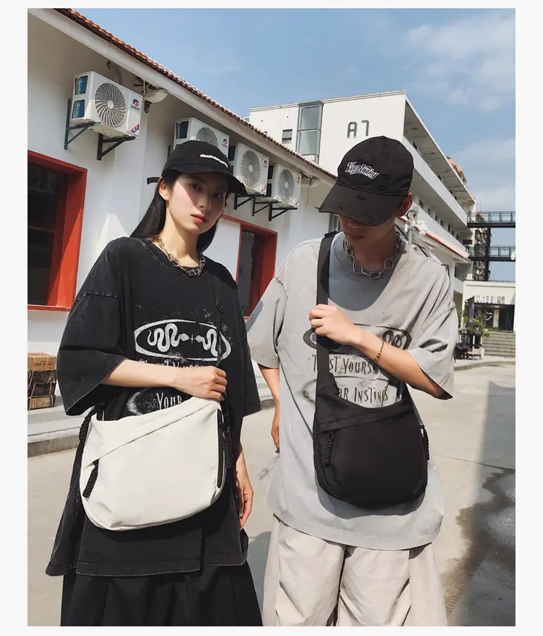 Large Capacity Casual Couple Tote Bag Neutral Crossbody Bag — feature 30