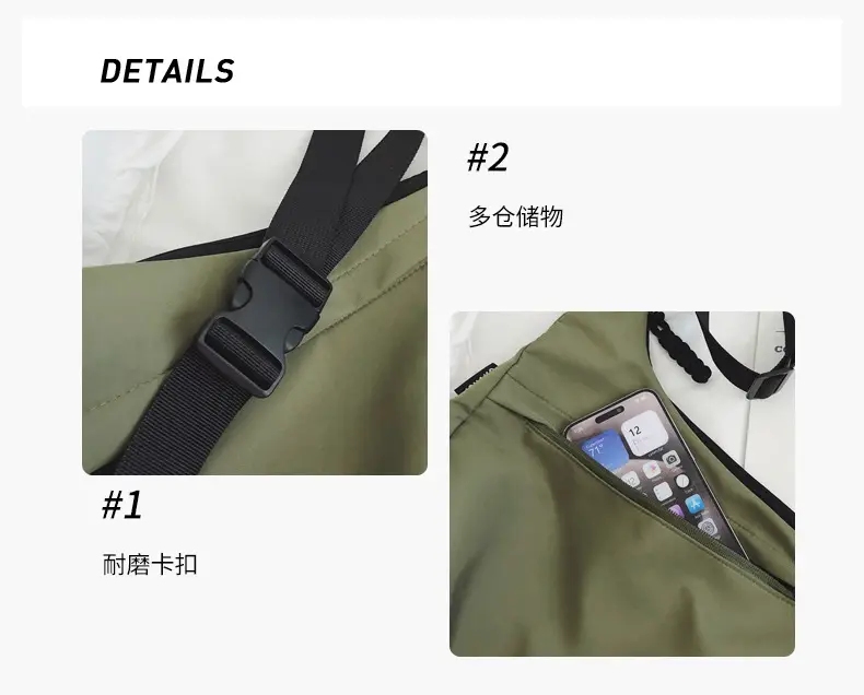 Large Capacity Casual Couple Tote Bag Neutral Crossbody Bag — feature 47