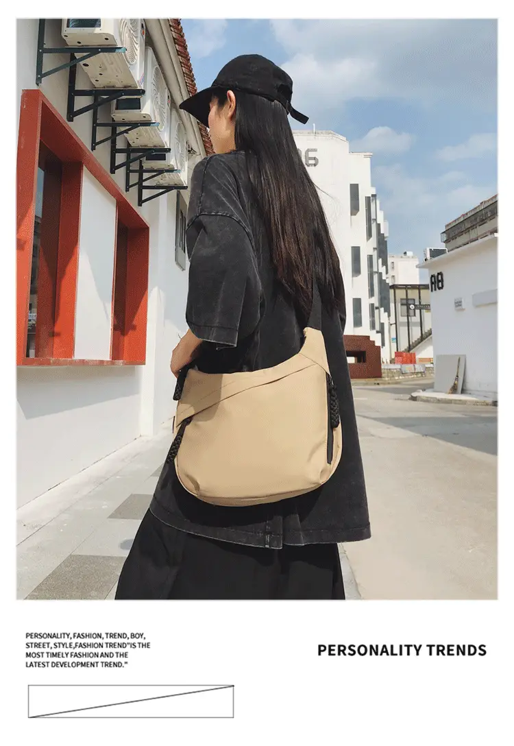 Large Capacity Casual Couple Tote Bag Neutral Crossbody Bag — feature 5