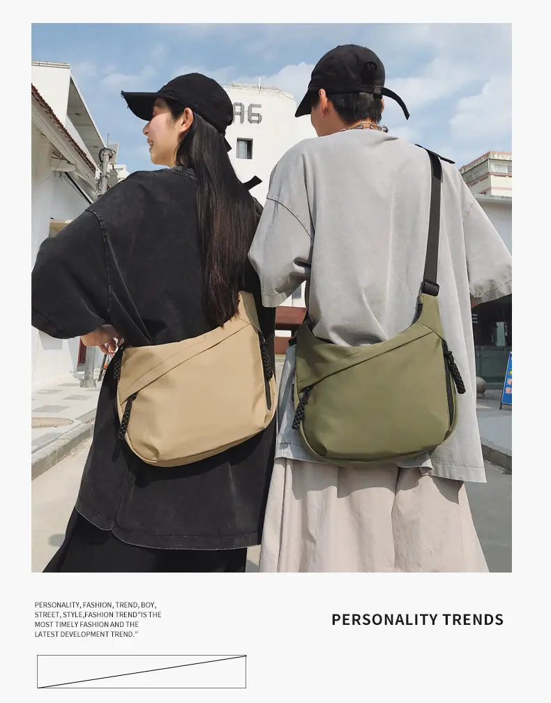 Large Capacity Casual Couple Tote Bag Neutral Crossbody Bag — feature 6