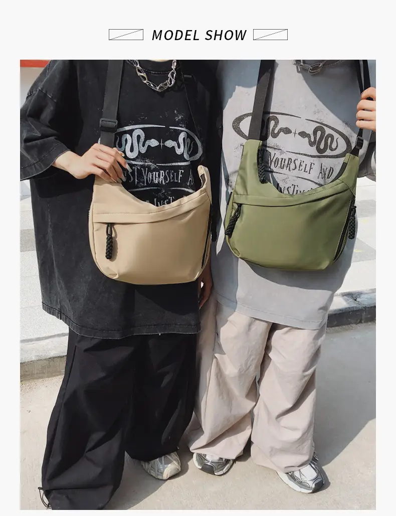 Large Capacity Casual Couple Tote Bag Neutral Crossbody Bag — feature 9
