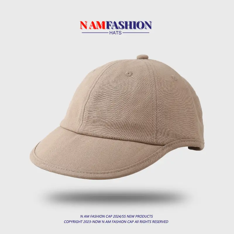 Women's Beige Peaked Cap Summer Travel Beach - Image 3