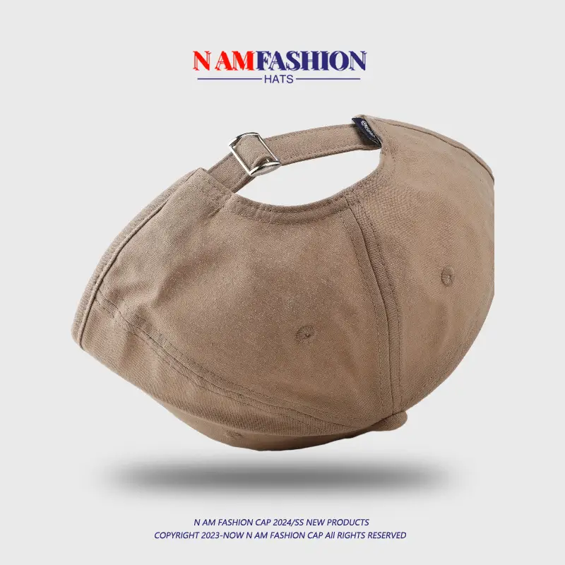 Women's Beige Peaked Cap Summer Travel Beach - Image 7