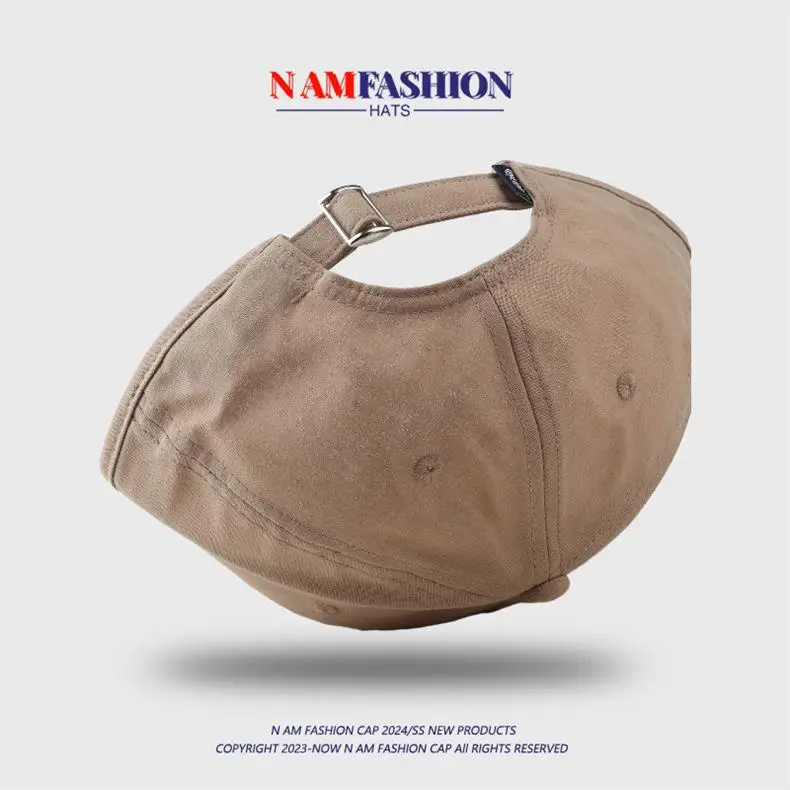 Women's Beige Peaked Cap Summer Travel Beach — feature 7