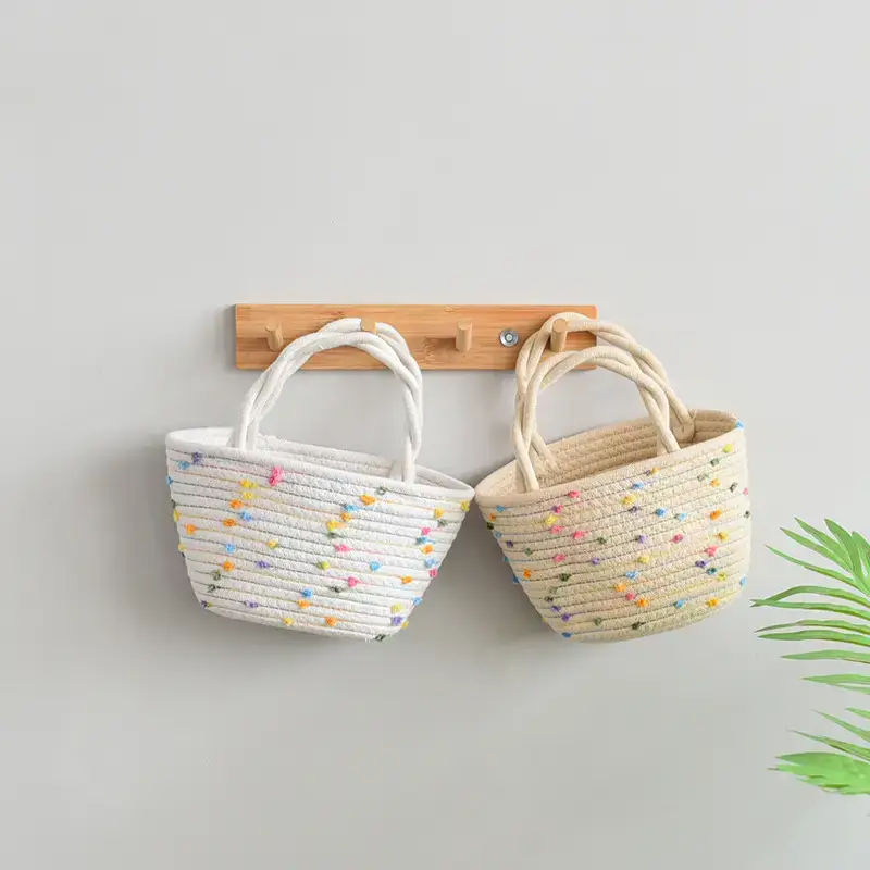Colorful Dot Twist Handle Shoulder Bag — feature 2