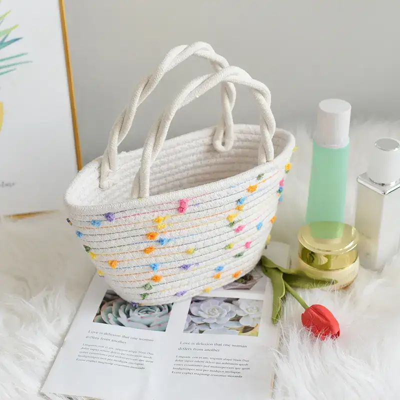 Colorful Dot Twist Handle Shoulder Bag — feature 3