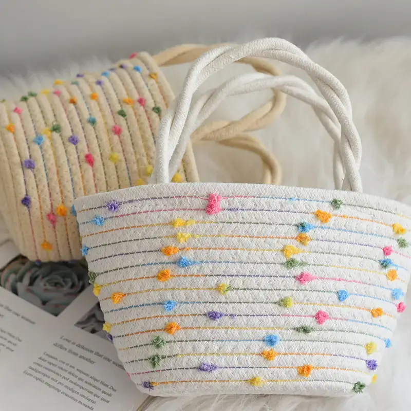 Colorful Dot Twist Handle Shoulder Bag — feature 7