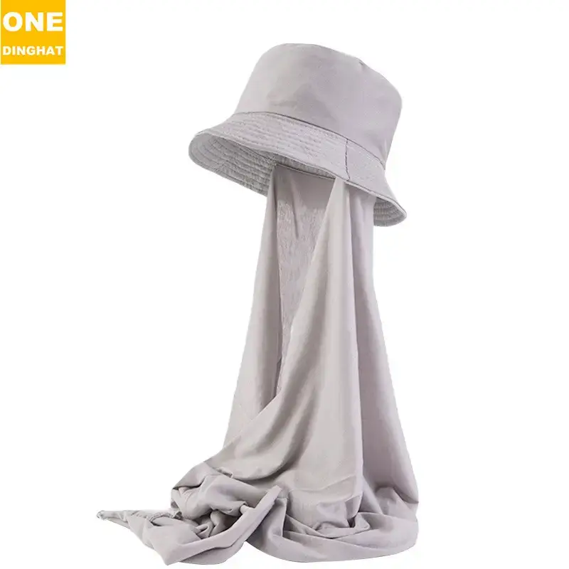 Red Muslim Cape Hat with Scarf for Men - Image 4