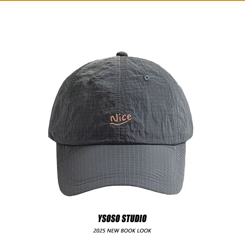 Men's Green Blue Printed Baseball Cap Quick-Drying — feature 8