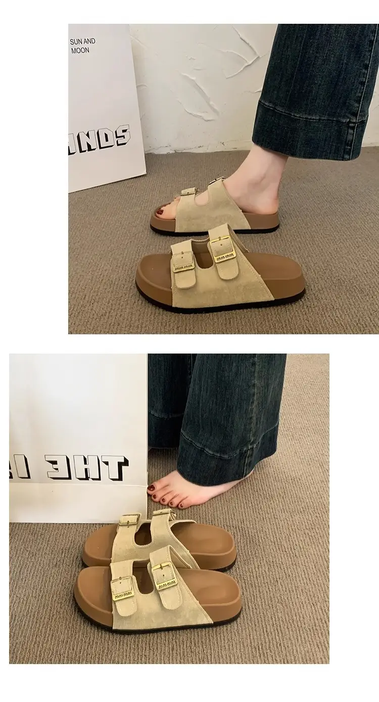 Women Red Birkenstock Slippers Summer Outer Wear 2025 — feature 13