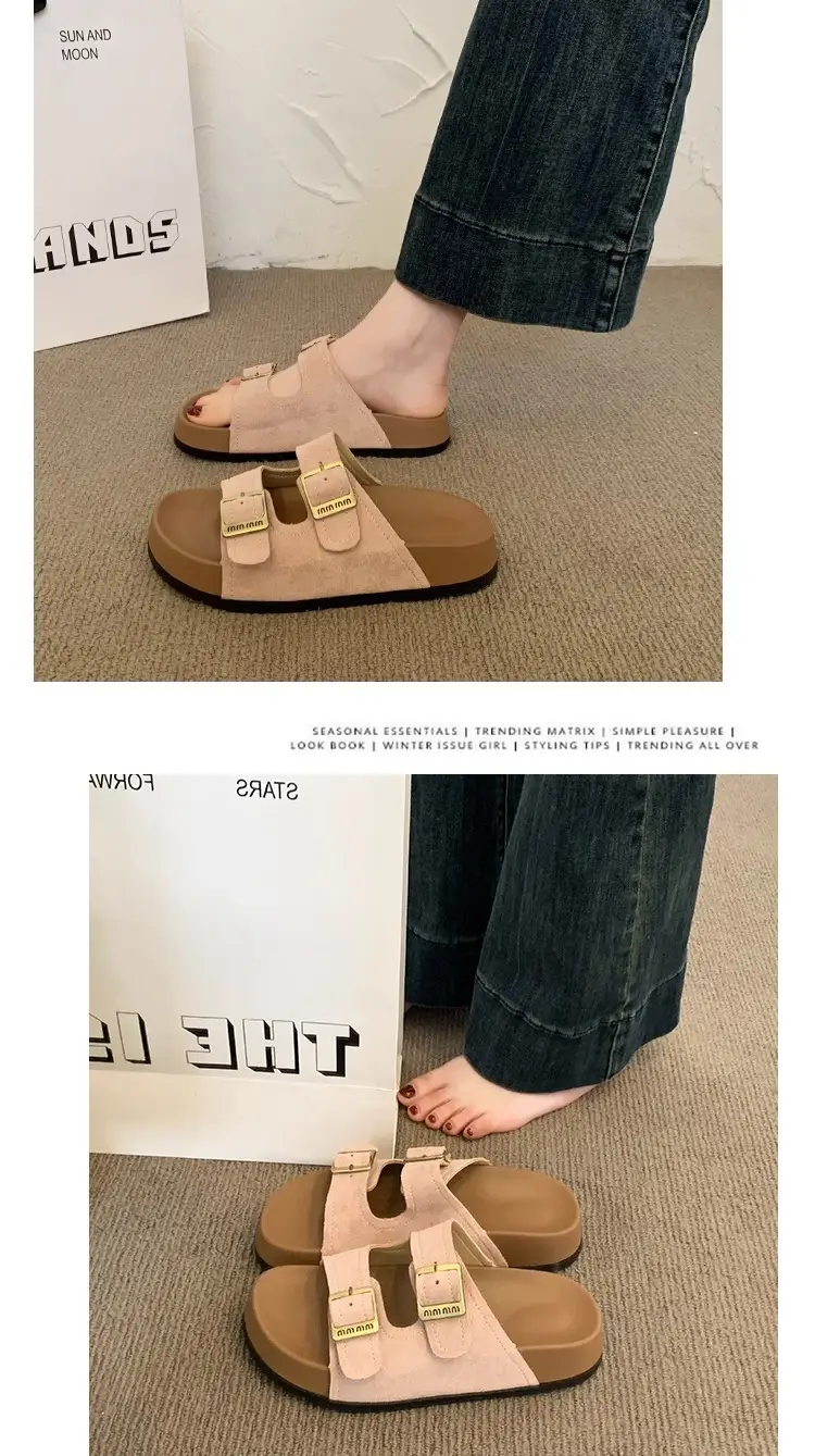 Women Red Birkenstock Slippers Summer Outer Wear 2025 — feature 14