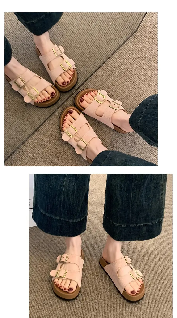 Women Red Birkenstock Slippers Summer Outer Wear 2025 — feature 15