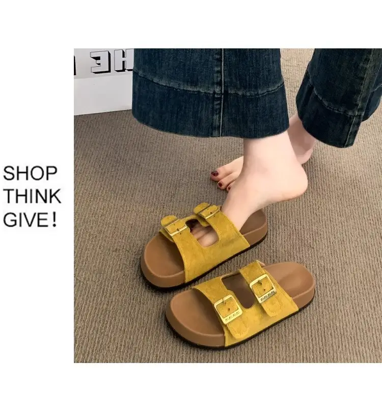Women Red Birkenstock Slippers Summer Outer Wear 2025 — feature 20
