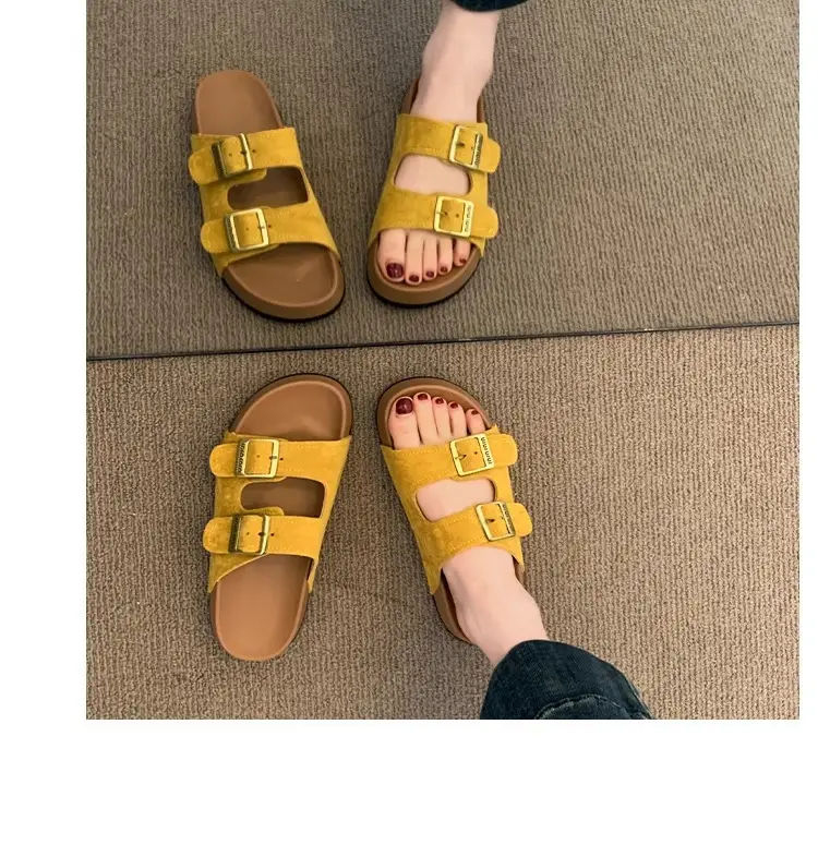 Women Red Birkenstock Slippers Summer Outer Wear 2025 — feature 21