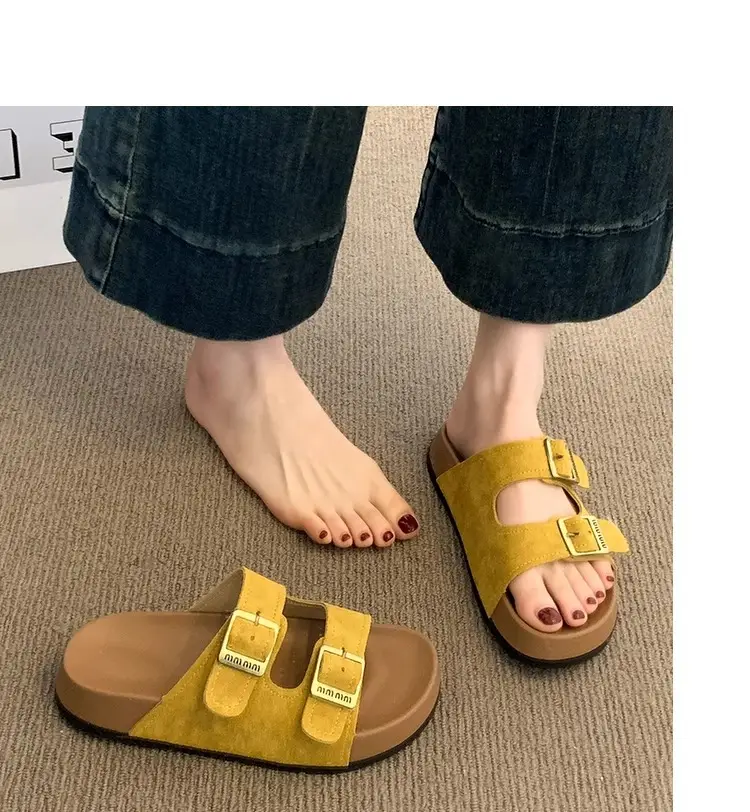 Women Red Birkenstock Slippers Summer Outer Wear 2025 — feature 23