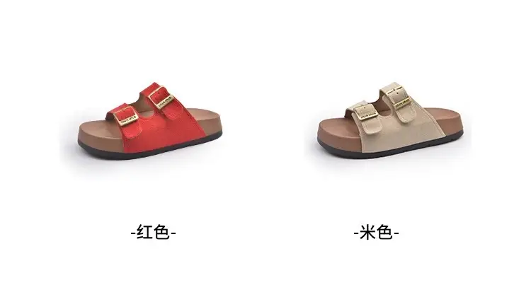 Women Red Birkenstock Slippers Summer Outer Wear 2025 — feature 7
